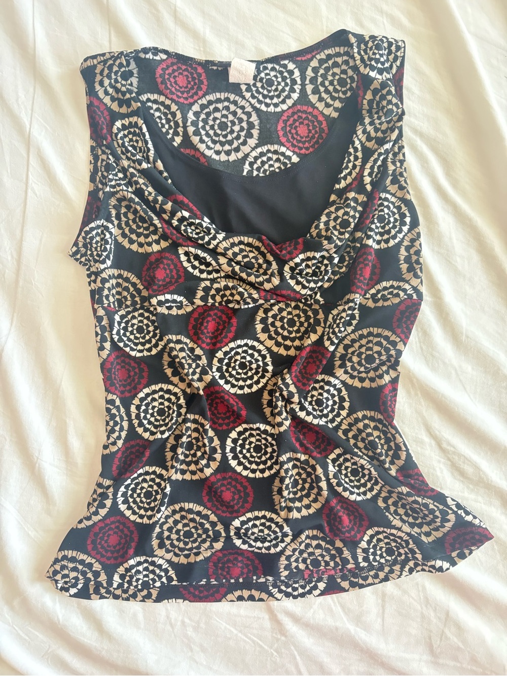 Perseption Concept Y2K Cowl Neck Top